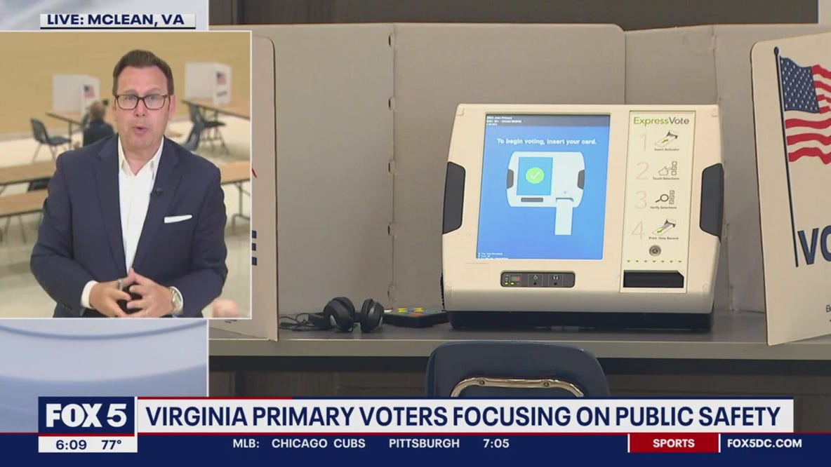 Virginia primary voters focusing on public safety